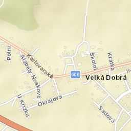 Velká Dobrá Street Map