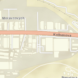 Vysočany Street Map