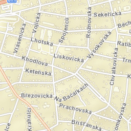 Horní Počernice Street Map