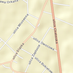 Chełm Śląski Street Map