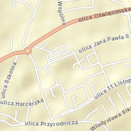 Libiąż Street Map