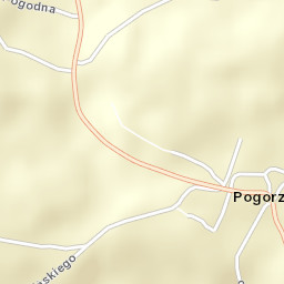 Pogorzyce Street Map