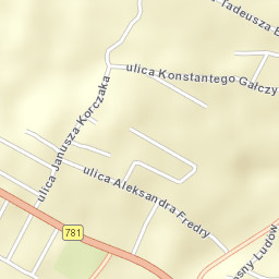 Płaza Street Map