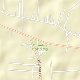 Białobrzegi Street Map
