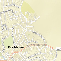Porthleven Street Map
