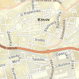 Krnov Street Map