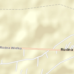 Rudna Wielka Street Map