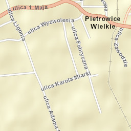 Pietrowice Wielkie Street Map