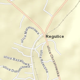 Regulice Street Map