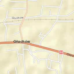 Głuchów Street Map