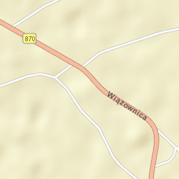 Wiązownica Street Map