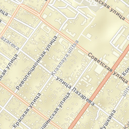 Kamyshin Street Map