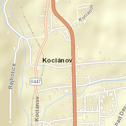 Loučná nad Desnou Street Map