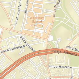 Kraków Street Map