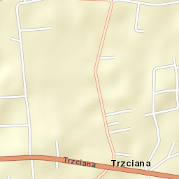 Trzciana Street Map