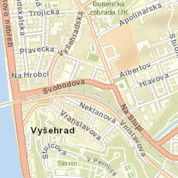 Vysehrad Street Map