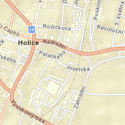 Holice Street Map