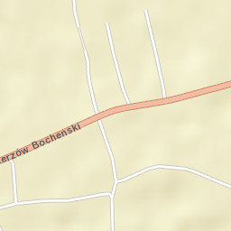Zabierzów Bocheński Street Map