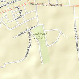 Sędziszów Małopolski Street Map