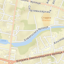 Pereiaslav-Khmelnytskyi Street Map