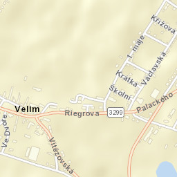 Velim Street Map