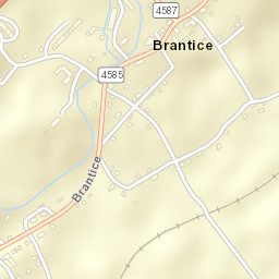 Brantice Street Map
