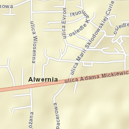 Alwernia Street Map