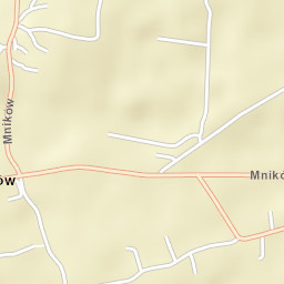 Mników Street Map