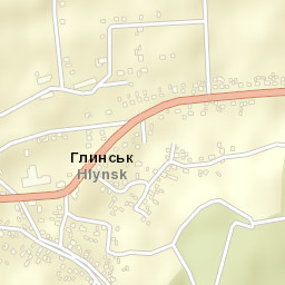 Hlyns'k Street Map