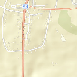 Pavlíkov Street Map
