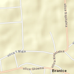 Branice Street Map