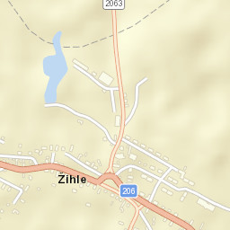 Žihle Street Map