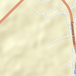 Červená Voda Street Map