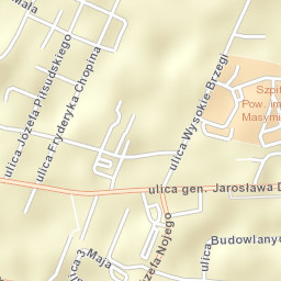 Powiat oświęcimski Street Map