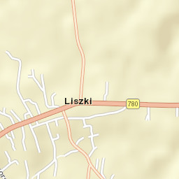Liszki Street Map