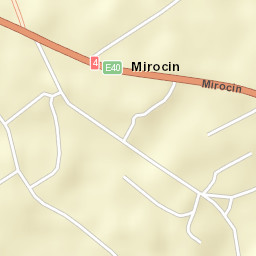 Mirocin Street Map