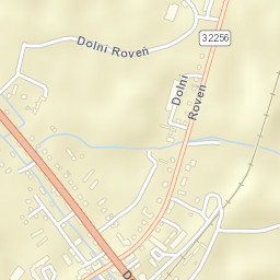 Dolní Roveň Street Map