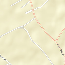Przyborów Street Map