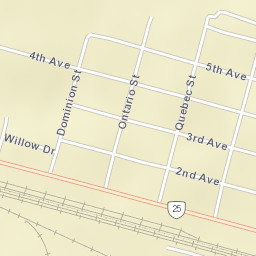 Rivers Street Map