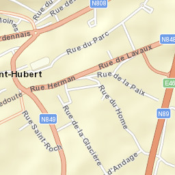 Saint-Hubert Street Map