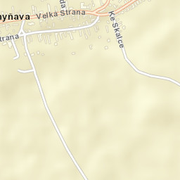 Chyňava Street Map