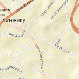 Świerklany Górne Street Map