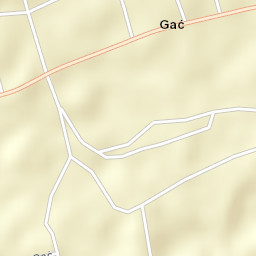 Gać Street Map