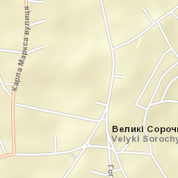 Velyki Sorochyntsi Street Map