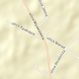 Kryry Street Map