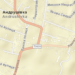 Andrushivka Street Map