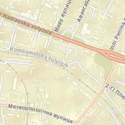 Lubny Street Map