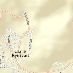 Lázně Kynžvart Street Map