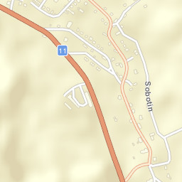 Sobotín Street Map