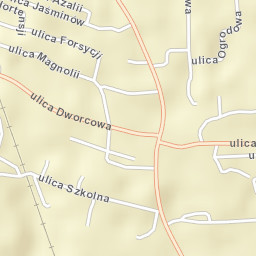 Piasek Street Map